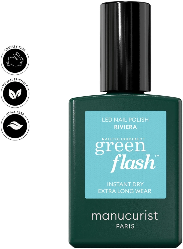 Anny Manucurist Žalias Flash Nagų lakas lakier do paznokci Riviera 15ml