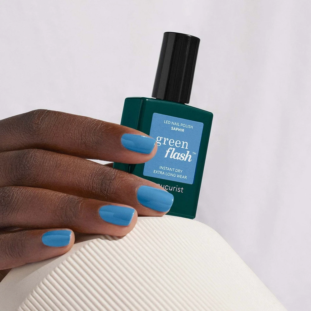 Anny Manucurist Žalias Flash Nagų lakas lakier do paznokci Saphir 15ml