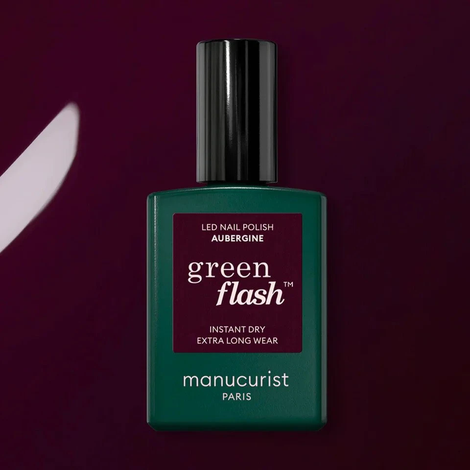Anny Manucurist Žalias Flash Nagų lakas lakier do paznokci Aubergine 15ml