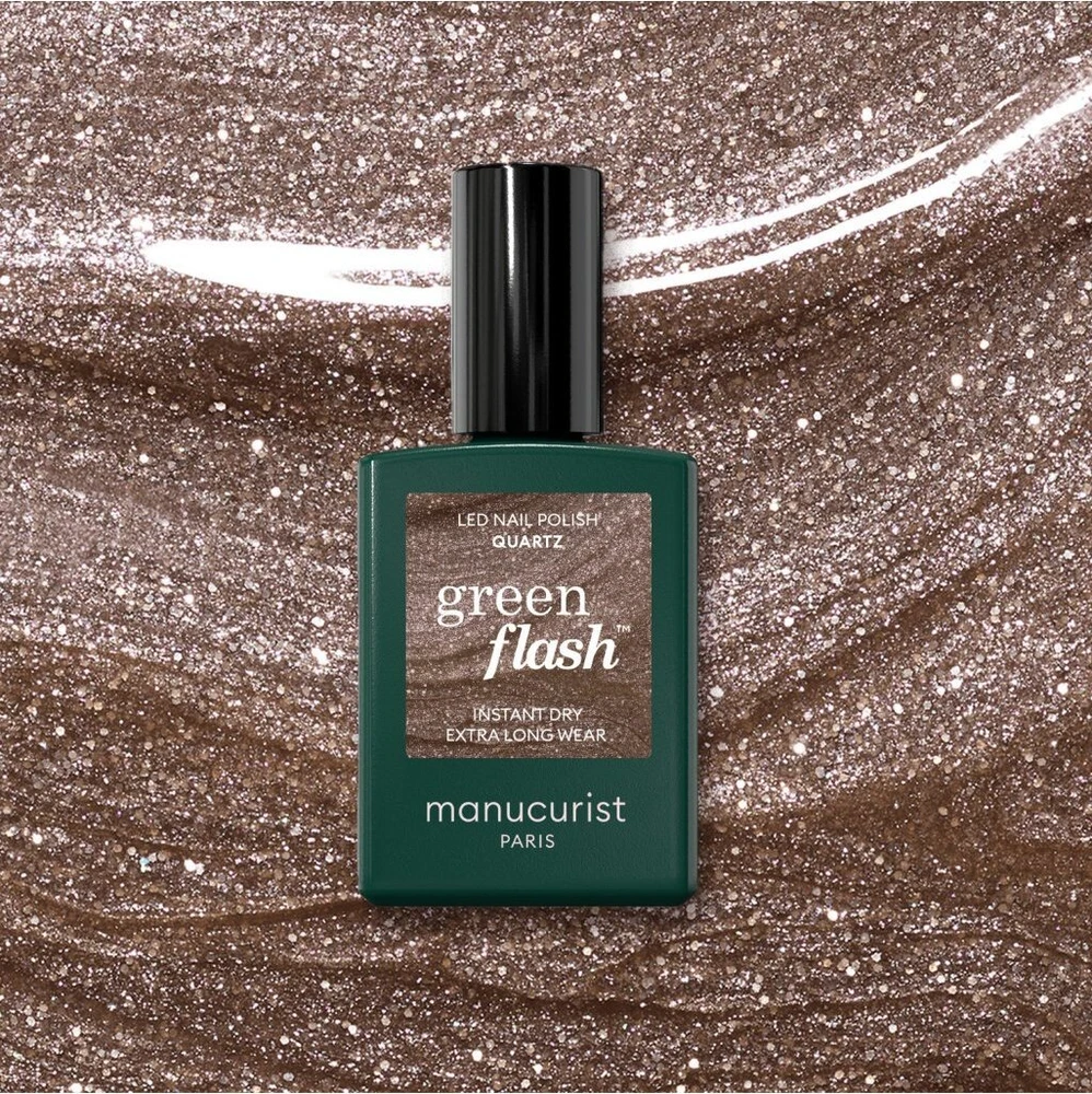 Anny Manucurist Žalias Flash Nagų lakas lakier do paznokci Quartz 15ml