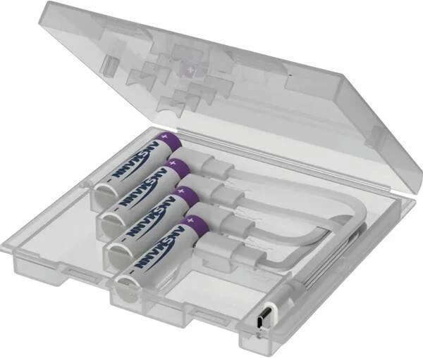 Ansmann 1311-0035 Li-Ion akumuliatoriai Micro AAA tipas 500 (min. 400 mAh) 4 vnt. su dėžute