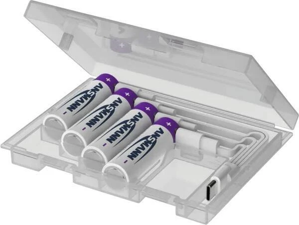 Ansmann 1312-0044 Li-Ion baterijos AA tipo 2200, 4 vnt., su dėžute