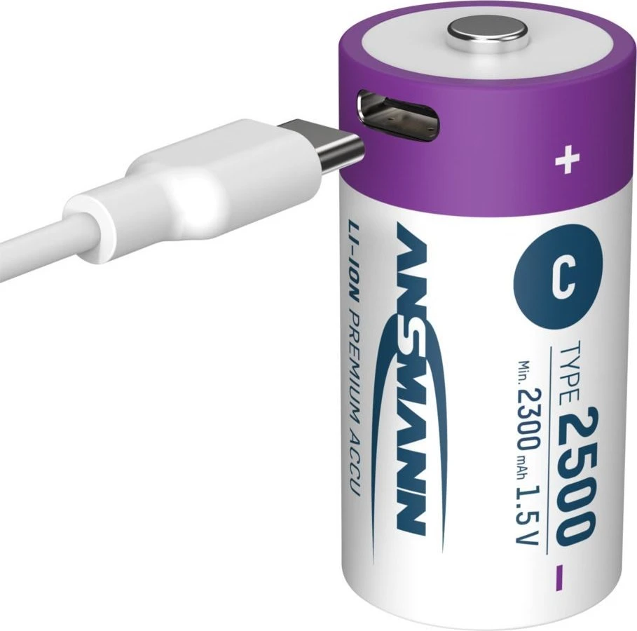 Ansmann 1313-0004 buitinė baterija Įkraunama baterija C Ličio-jonų (Li-Ion)