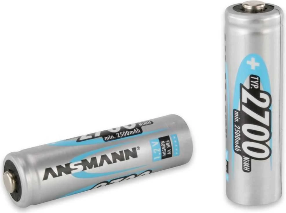 Ansmann AA 2700mAh NiMH baterijos