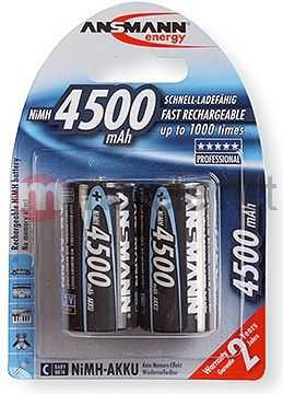 Ansmann Baterija C / R14 4500mAh 2 vnt.
