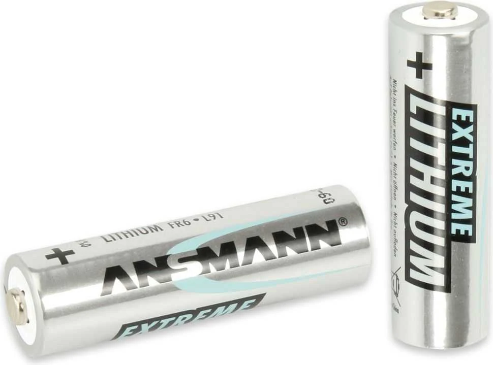 Ansmann Extreme AA ličio baterijos