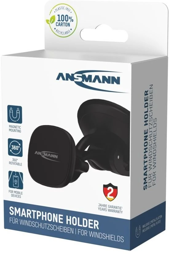 Ansmann Magnetinis telefono laikiklis priekiniam stiklui 1700-0160