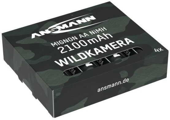 Ansmann Mignon AA Įkraunamosios baterijos – 2100 mAh – 4 vnt. pakuotė – NiMH – MaxE technologija