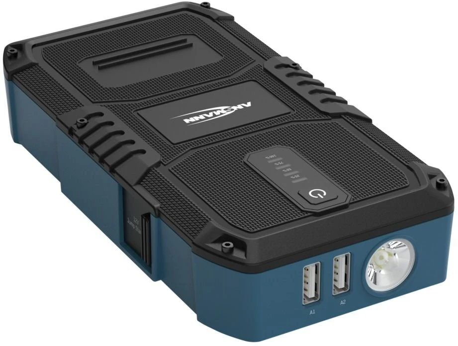 Išorinis akumuliatorius (Powerbank) su automobilio užvedimo funkcija 400A/1500A 37Wh USB-A 12W Jump Starter 10.0 ANSMANN