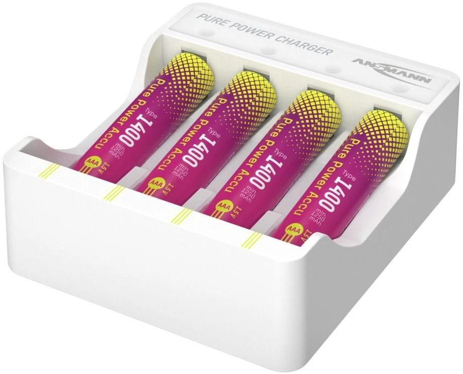 Ansmann Rinkinys ładowania su 4 akumulatorkami Li-Ion Micro AAA ''Pure Power'' 1001-0182