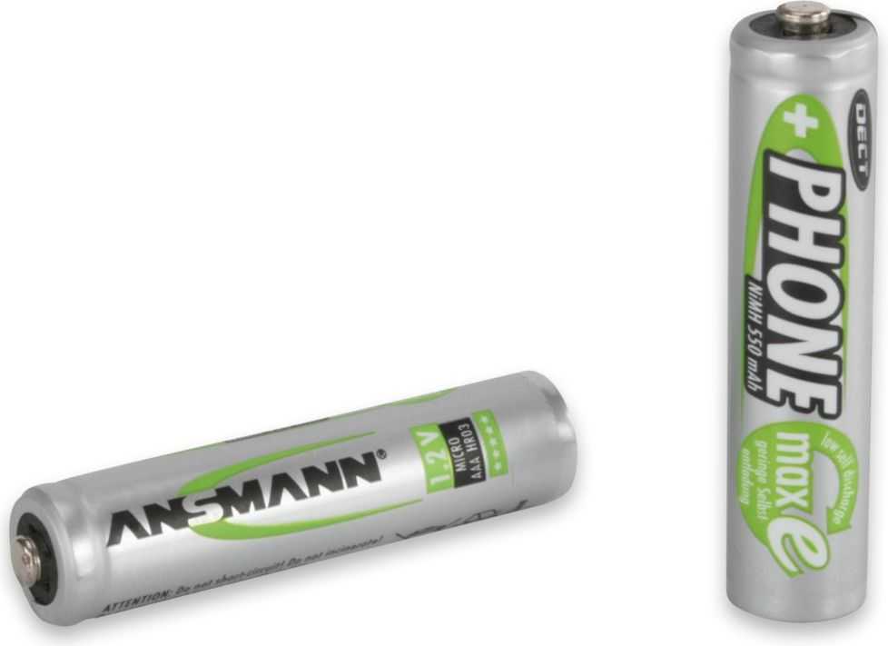 Ansmann Telefono akumuliatorius AAA / R03 550mAh 2 vnt.