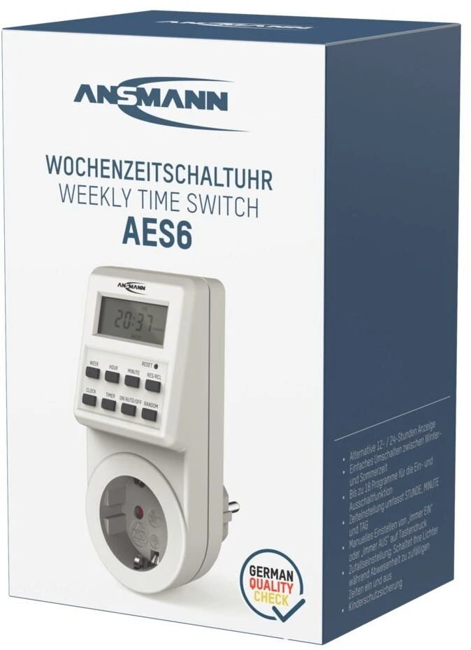 ANSMANN Skaitmeninis laikmatis Programatorius ANSMANN AES6