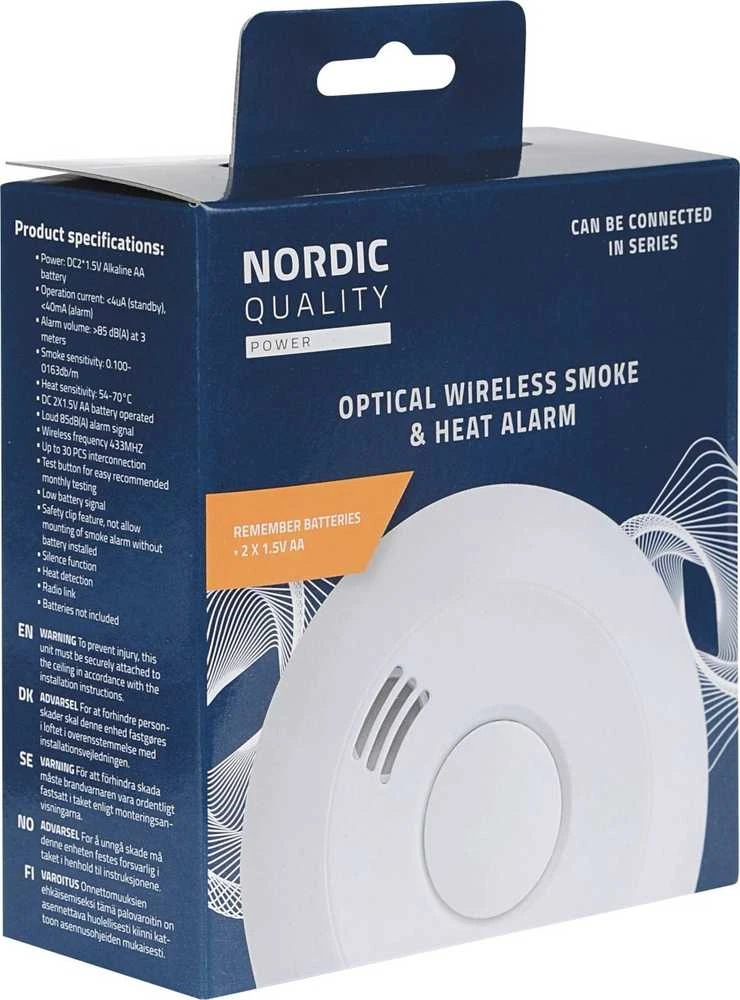 Antalis Optinis dūmų ir karščio signalizatorius Nordic Quality 1 vnt. / 189911