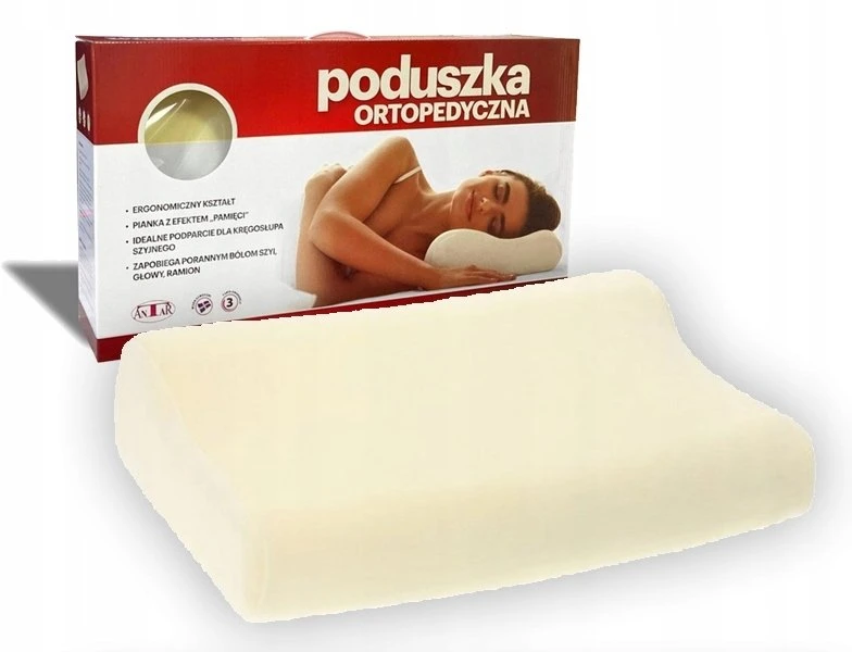 Antar kontūrinė pagalvė, pagaminta iš viskoelastinio putplasčio AT03002