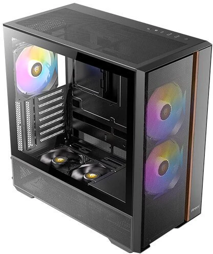 Antec FLUX REAR Juodas dėklas