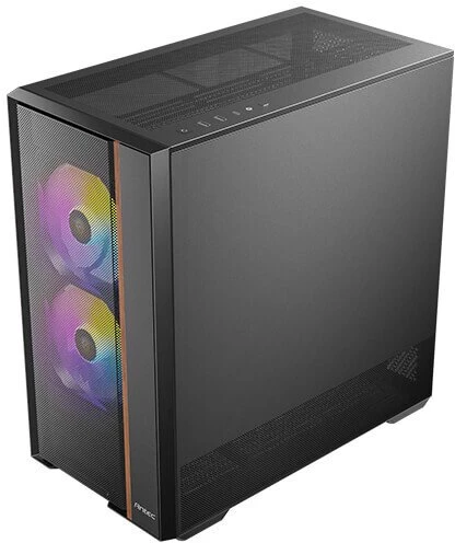 Antec FLUX REAR Juodas dėklas