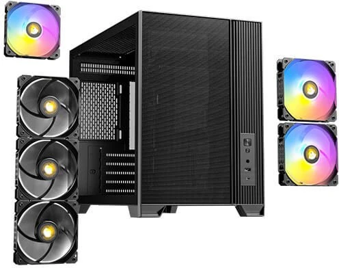 Obudowa Antec Flux M Juodas (0-761345-10253-7)