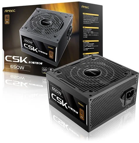 Maitinimo šaltinis Antec Cuprum Strike CSK650DC 650 W (0-761345-20107-0)