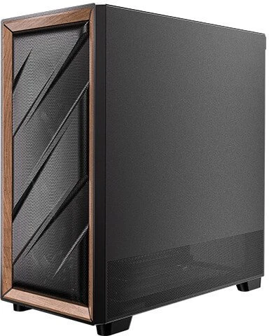 Antec FLUX SE „Midi Tower“ Juoda, Medinė