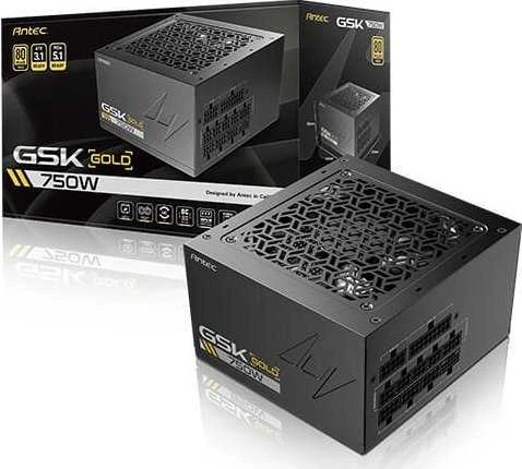 Maitinimo šaltinis Antec GSK750 EC ATX 3.1 Gold 750W (0-761345-20056-1)