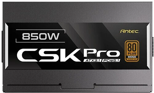 Maitinimo blokas Antec CSK850 PRO 850W ATX 3.1 (0-761345-20069-1)