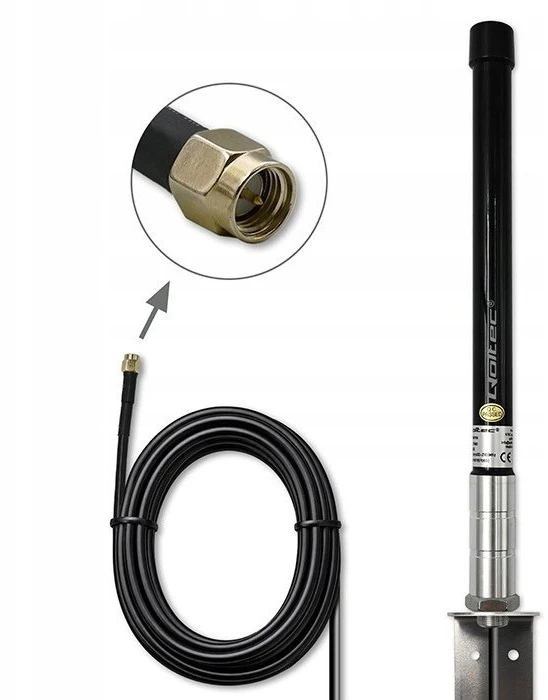 Qoltec 4G LTE antena 15dBi išorinė SMA fibra