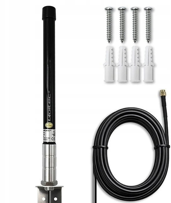 Qoltec 4G LTE antena 15dBi išorinė SMA fibra