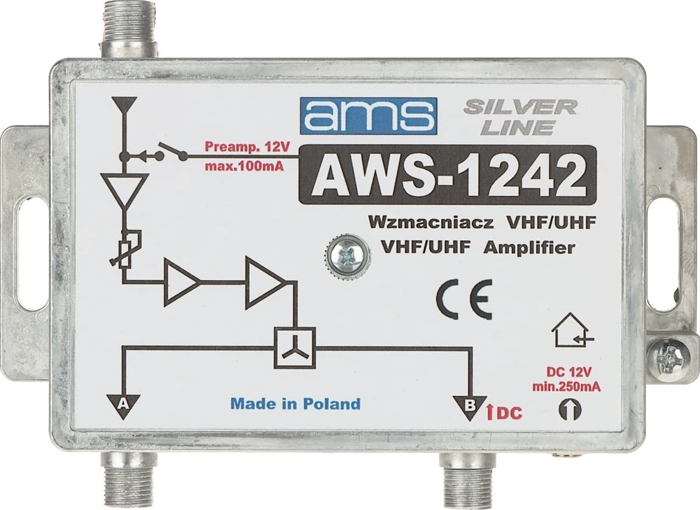 WZMACNIACZ ANTENOWY AWS-1242 AMS