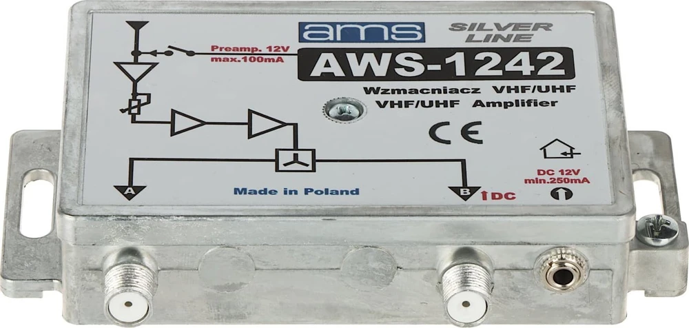 WZMACNIACZ ANTENOWY AWS-1242 AMS