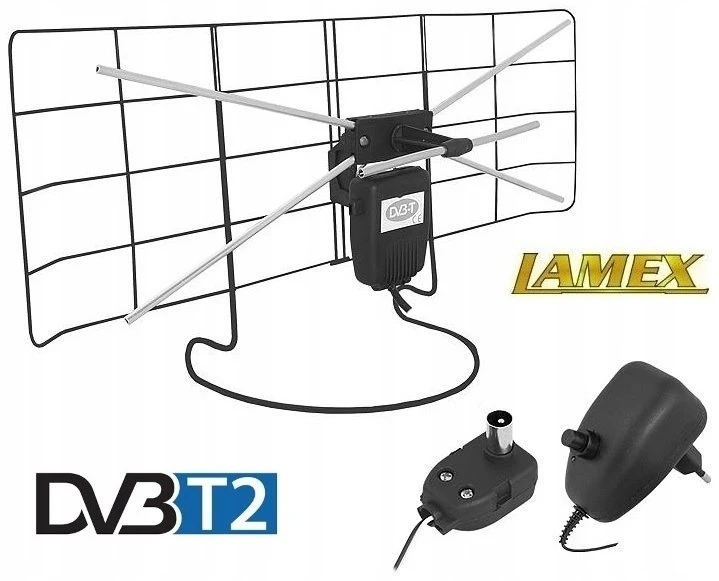 RTV antena ANTENA TV LX0799/P vidinis su adapteriu