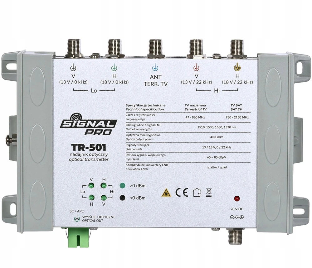 Iskra Dipol TR-501 SIGNAL PRO optinis siųstuvas