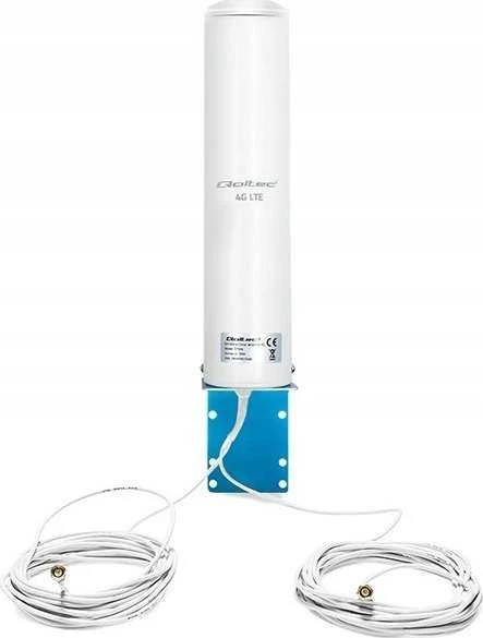 Qoltec Antena 4G LTE DUAL | 12dBi | įvairiakryptis | lauke