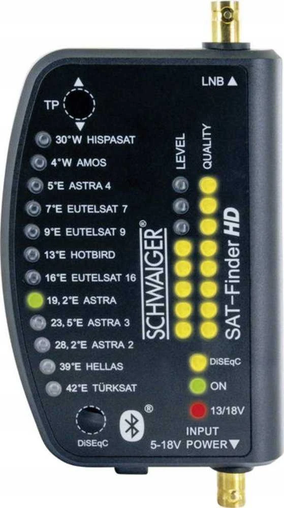 Antena RTV Schwaiger Schwaiger Sat-Finder HD inkl. Akku