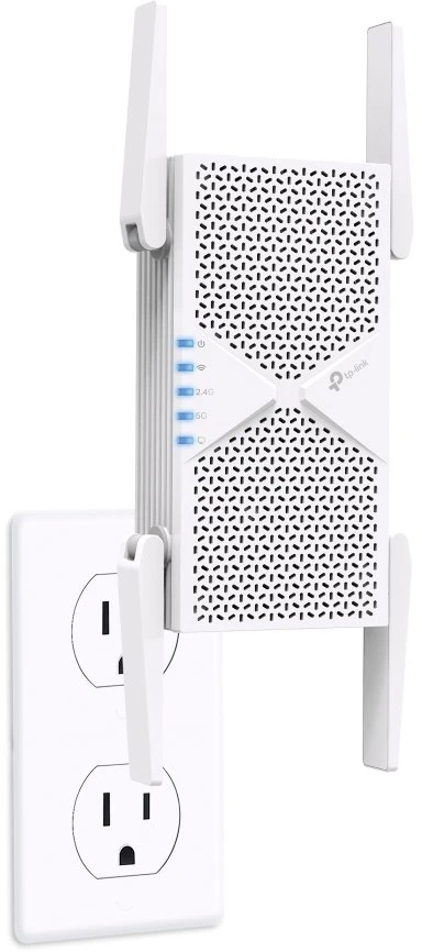 Maršrutizatorius TP-LINK BE6500 dviejų dažnių „Wi-Fi 7“ diapazono plėtiklis | RE405BE | 2,4 GHz, 5 GHz | 802.11ax | 688/5764 Mbit/s | Ethernet LAN (RJ-45) jungtis 1 | MU-MiMO Ne | PoE