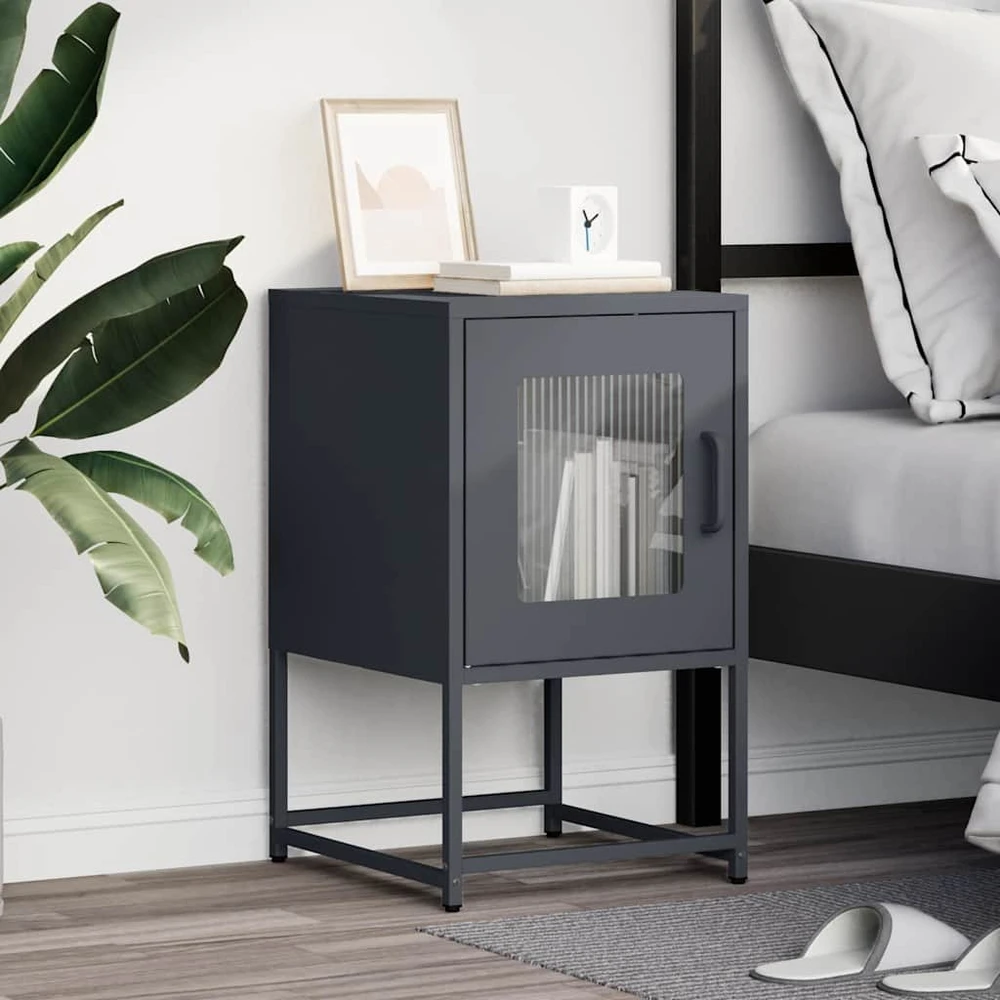 lovos spintelė antracitas 36x39x60,5cm šaltai valcuotas plienas