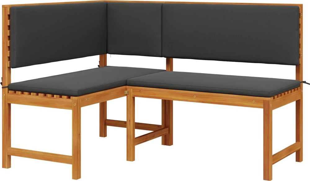 Sofa Sodo Kėdė Ruda 140 x 100 x 91cm Akacijos medienos masyvas