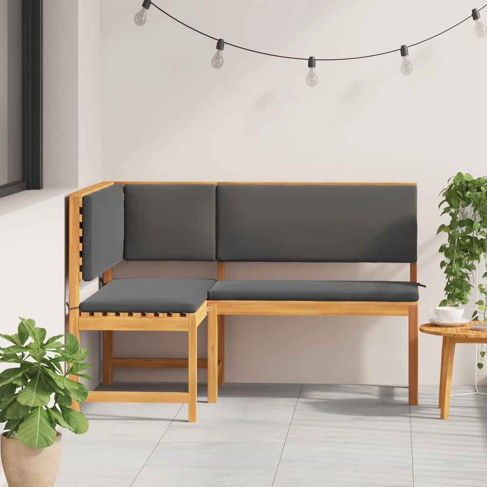 Sofa Sodo Kėdė Ruda 140 x 100 x 91cm Akacijos medienos masyvas