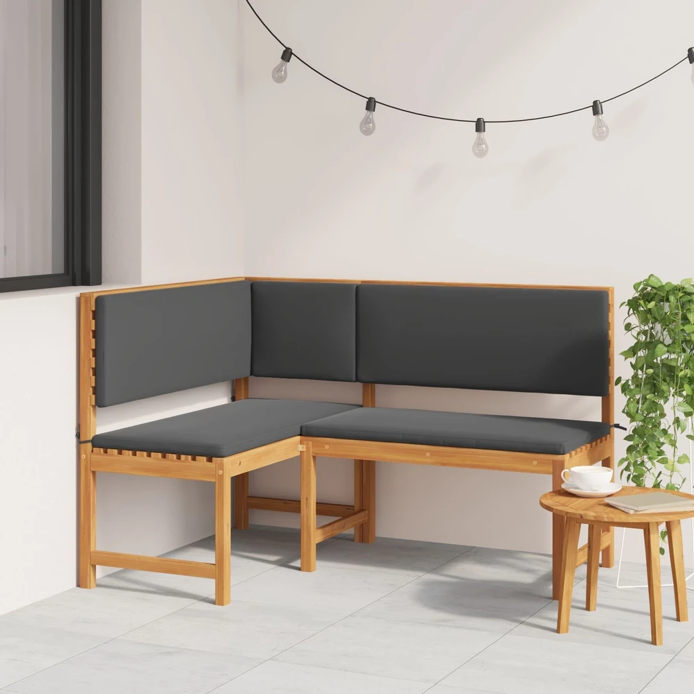 Sofa Sodo Kėdė Ruda 140 x 100 x 91cm Akacijos medienos masyvas