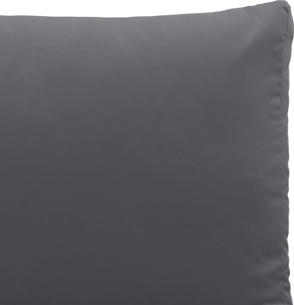 Sodo sofa su pagalve Antracitas 200,5 x 70 x 85,5 cm Plienas