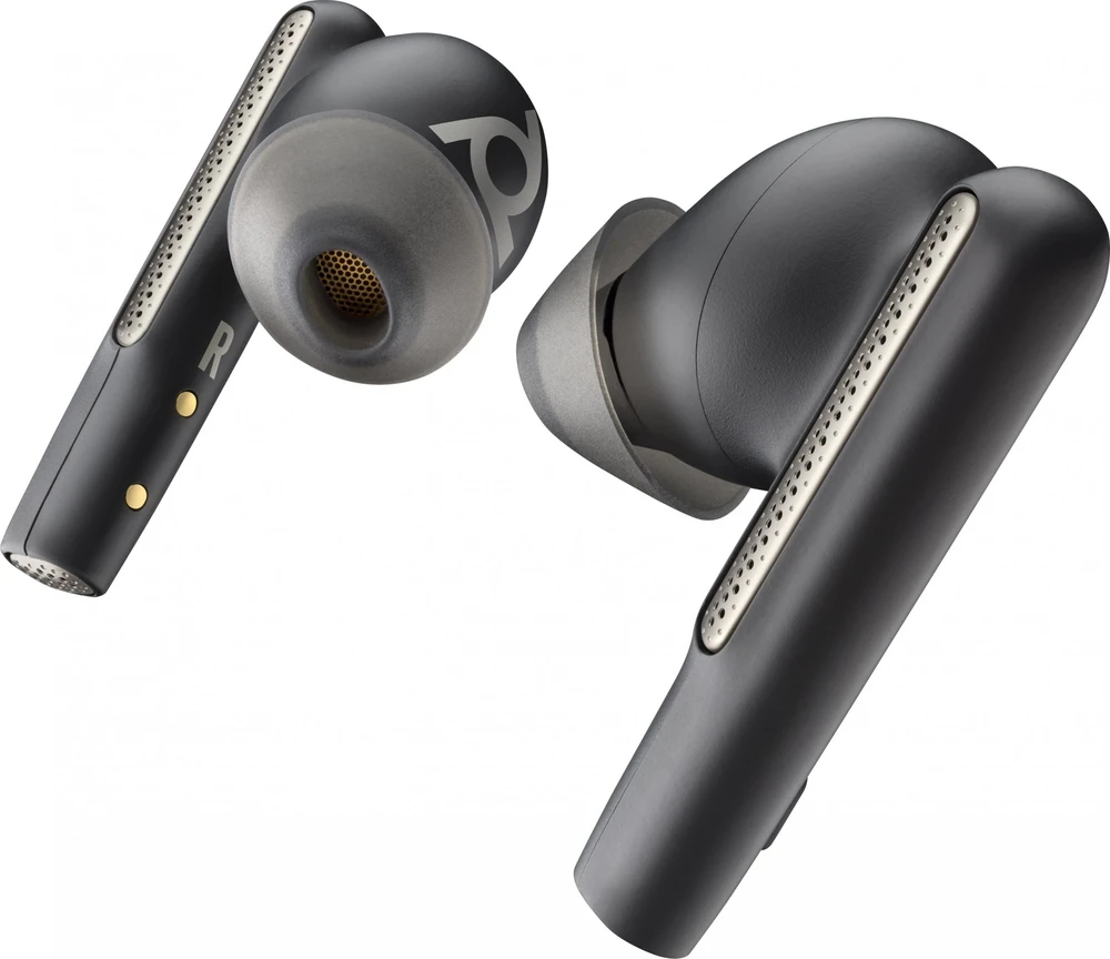 Ausinės Poly Voyager Free 60 Ausinių rinkinys Bezprzewodowy Douszny Biuro/centrum telefoniczne Bluetooth Juodas