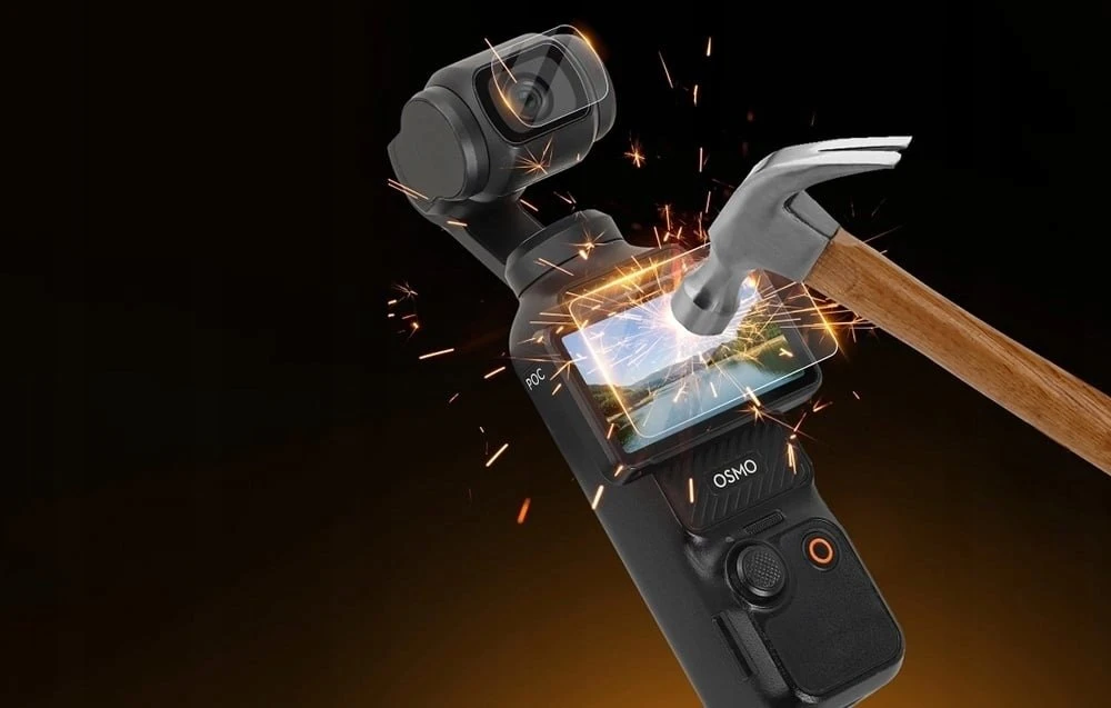 „Sunnylife“ antirefleksinė grūdinto stiklo plėvelė, skirta „Osmo Pocket 3“