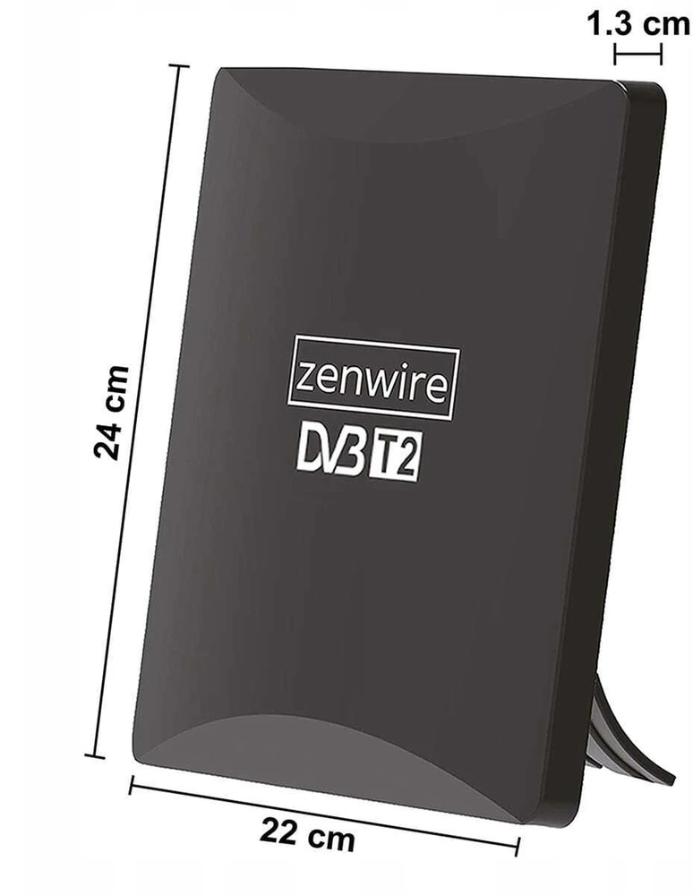 Antena RTV Zenwire Antena televizijai TV antžeminei DVB-T2 HEVC 2in1 lauko vidinė 4K Zenwire HDAT80