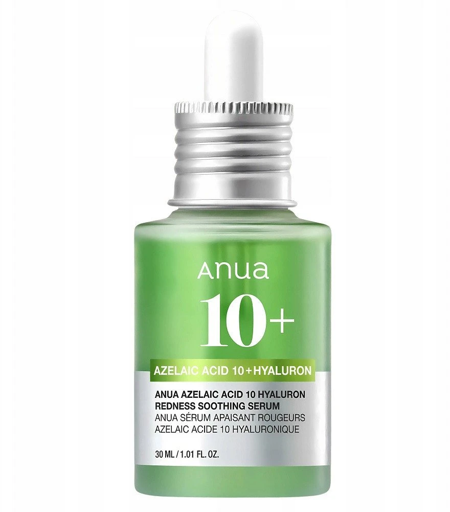 Anua Azelaic Acid 10 Hyaluron Redness Soothing Serum Veido serumas, 30 ml