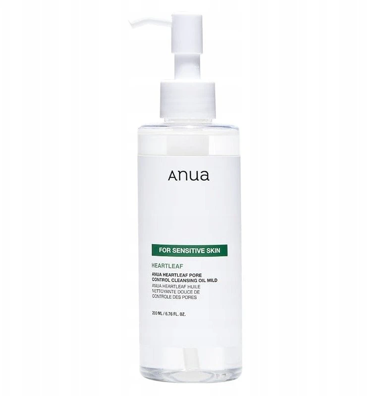 „Anua Heartleaf“ porų kontrolės valomasis aliejus, švelnus, 200 ml