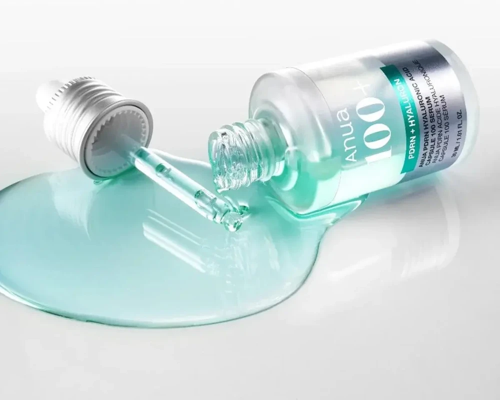 „Anua 100+ PDRN“ ir hialurono rūgšties drėkinamasis ir lyginamasis veido serumas, 30 ml