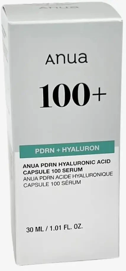 „Anua 100+ PDRN“ ir hialurono rūgšties drėkinamasis ir lyginamasis veido serumas, 30 ml