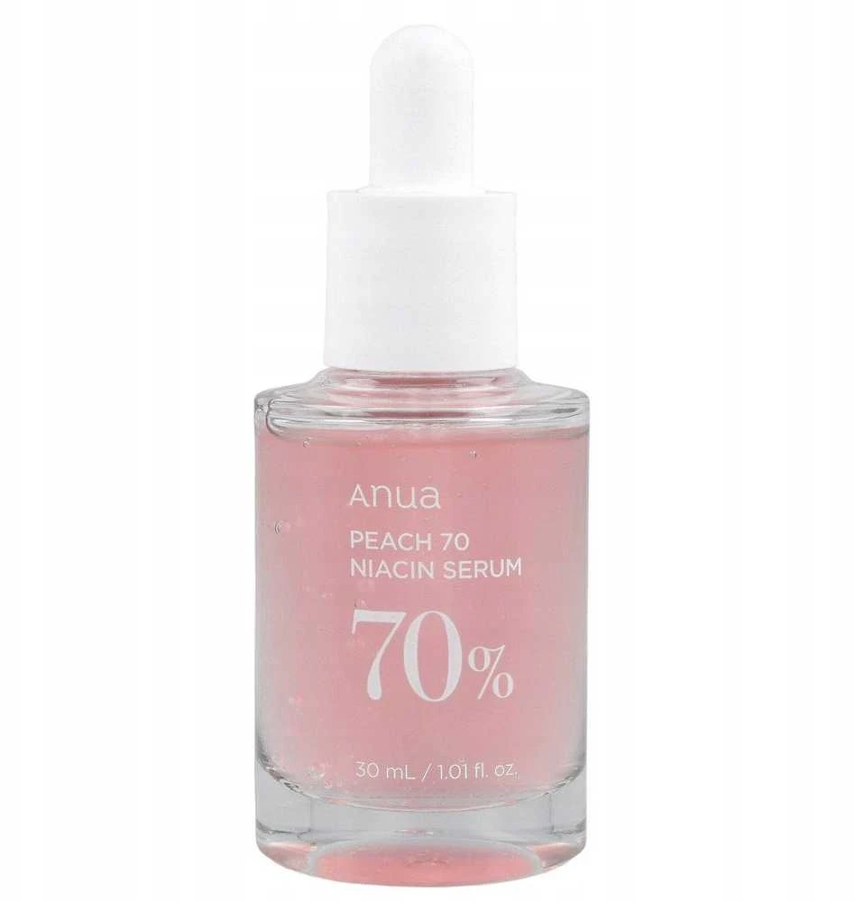 Anua Peach 70 Niacin Serum Šviesinantis veido serumas su persikų ekstraktu ir niacinamidu, 30 ml
