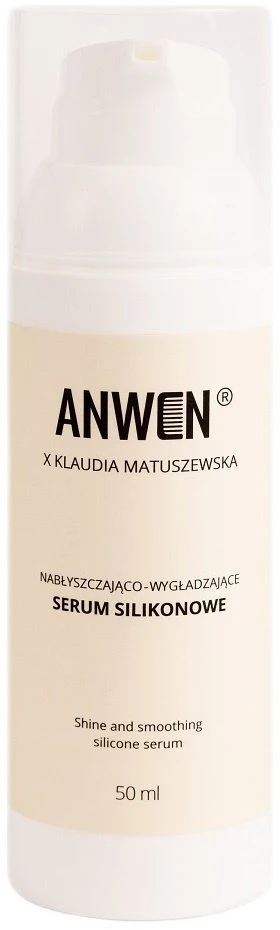Anwen x Klaudia Matuszewska blizgesį suteikiantis ir lyginamasis silikoninis serumas 50 ml