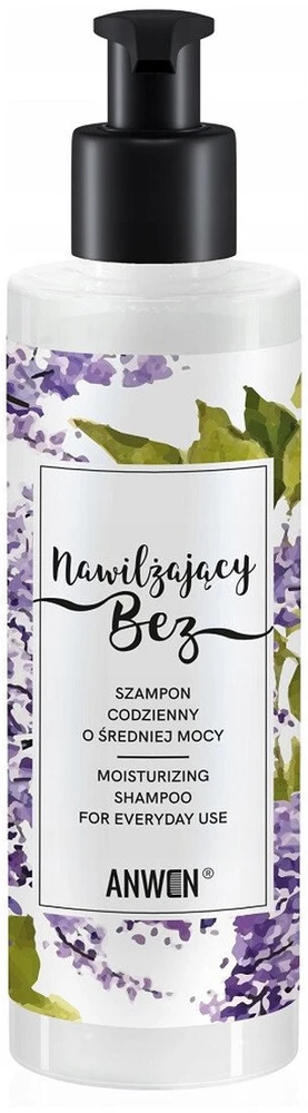 „Anwen“ drėkinamasis alyvinis kasdienis šampūnas, vidutinio stiprumo, 200 ml