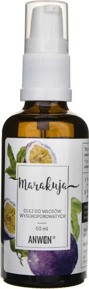Anwen Marakuja plaukų aliejus 50ml buteliukas